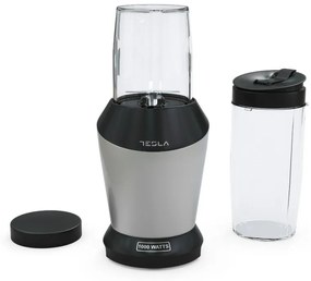 Blender Nutri Tesla NV301ВХA, 1000W, fara BPA, 22000 rpm, accesorii, gri/negru