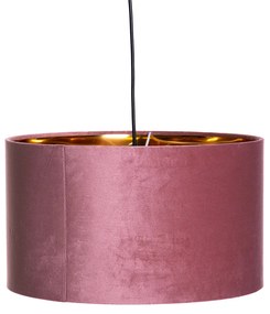 Suspensie moderna roz cu aur 40 cm - Rosalina