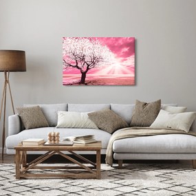 Tabloul cu pomul roz (90x60 cm)