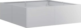 vidaXL Jardinieră 100x100x30 cm oțel galvanizat