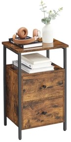 Noptieră ARIN maro/negru