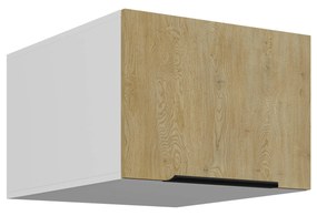 Dulap superior de bucătărie Carminia 50 NAGU-36 1F (stejar cremona + alb). 1128067