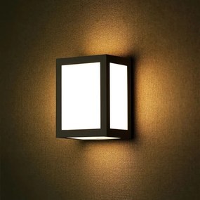 Aplică de perete pentru exterior cu LED/12W/230V 3000K IP65 neagră