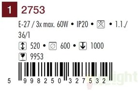 Candelabru 3 brate diametru 60cm Elisett 2753 RX