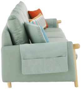 Canapea complet tapiţată cu 4 locuri, piele / piele ecologică neomint, LINSY