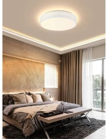 Plafonieră LED dimabilă PERFECTO 24W/230V Wi-Fi Tuya Immax NEO 07153-W30 + telecomandă