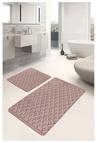 Covorașe de baie maro 2 buc. din catifea 60x100 cm – Mila Home