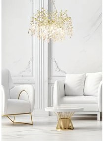 Lustră pe cablu Zuma Line MD4115-1-EGN CINDY 10xG9/3,5W/230V auriu