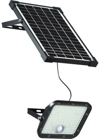 Proiector solar LED cu senzor LED/30W/6,4V 6400K