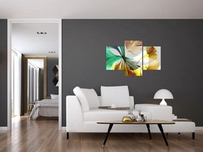 Tablou - Frunze cu pană (90x60 cm)