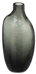 Vaza Sticla Single, Gri, 20 Cm