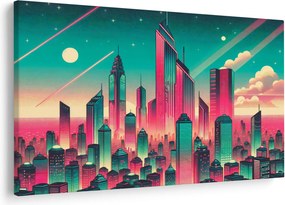Tablou – Metropolă în stil pop-art (90x60 cm)