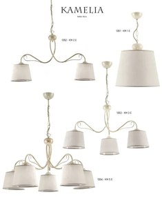 Jupiter 1352 - KM 2 E - Lustra cu lant KAMELIA 2xE27/60W/230V