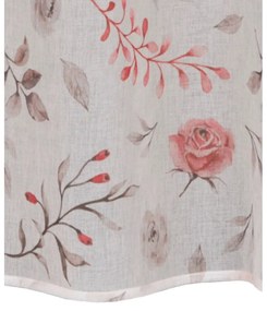 Perdea albă-roz 135x45 cm Rose – Sehlbach