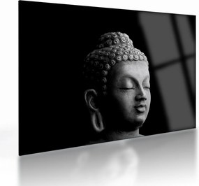 Tablou pe sticlă - Buddha, portret (70x50 cm)