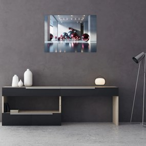 Tablou - Spațiu 3D cu bile II. (70x50 cm)