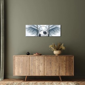 Tablou - Balon cu aripi (cu ceas) (90x30 cm)