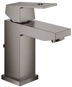 Baterie lavoar Grohe Eurocube S antracit periat Hard Graphite cu ventil Pop-Up