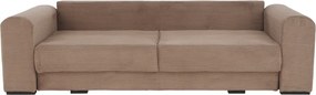 Canapea foarte spaţioasă, maro deschis, bej, crem, GILEN BIG SOFA