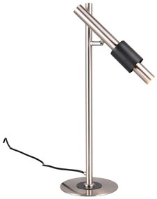 Veioză neagră-argintie LED (înălțime 50 cm) Ikaris – Trio Select