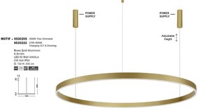 Lustra LED dimabila design circular MOTIF D-150cm