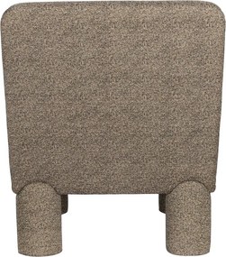 Fotoliu taupe cu tapițerie din țesătură bouclé Fern – Dutchbone