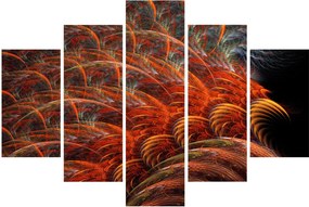 Tablou - Pene de imitație abstractă (150x105 cm)