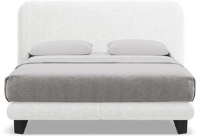 Pat boxspring alb 160x200 cm Ilima – Makamii