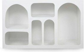 Comoda LIVA, alb, PAL melaminat, 120x35x74 cm