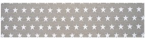 Traversă de masă Stars gri, 33 x 140 cm