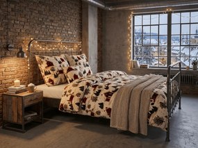 Lenjerie cocolino FARM HOUSE crem Dimensiune lenjerie de pat: 70 x 90 cm | 140 x 220 cm