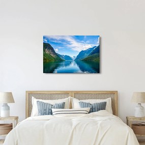 Tablou - Lacul Lovatnet (90x60 cm)