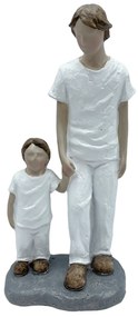 Statueta Tata cu copil Caring 22cm