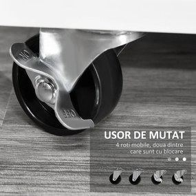 HOMCOM Mobilier Suport Imprimantă Dulapior Multifuncțional Design Compact și Elegant pentru Birou și Acasă | Aosom Romania