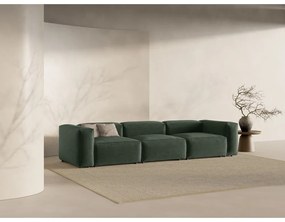 Canapea verde 364 cm Bergamo – Cosmopolitan Design