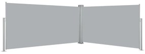vidaXL Copertină laterală retractabilă, 160 x 600 cm, gri