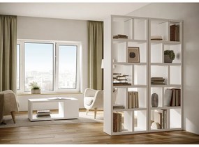 Bibliotecă albă 70x198 cm Berlin – TemaHome