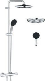 Grohe Vitalio Start System set de duș perete cu termostat cu duș de ploaie crom 26677001