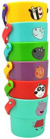 Purcelușa Peppa Set de jucării pentru baie cu 6 piese
