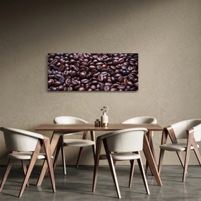 Tablou cu boabe de cafea (120x50 cm)