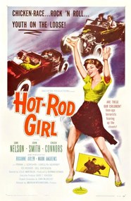 Ilustrație Hot Rod Girl