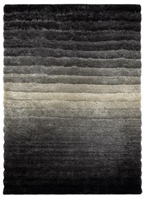 Covor FLIM 007-B6 modern shaggy, dunga - structural gri