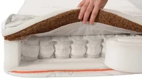 Saltea copii cu arcuri, husa premium detasabila Tencell