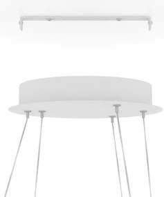 Lustră LED dimabilă pe cablu LOBINERO-Z LED/43,2W/230V alb Eglo 900478