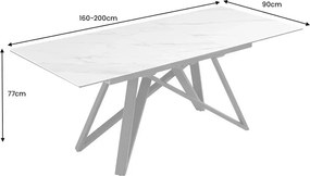 Masa extensibila, Ceramica Alba, ATLAS 160-200cm A-46497 VC