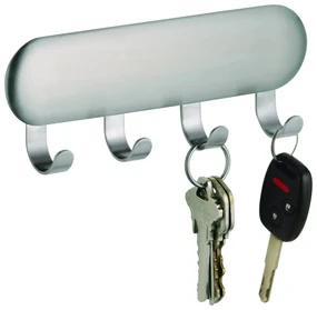 Cuier autoadeziv pentru chei iDesign Forma, 5,5 x 14 cm