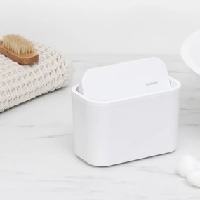 Cos de gunoi mini Brabantia MindSet 1005689, Acoperire minerala, Capac pivotant, Alb