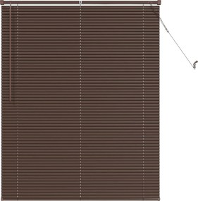 vidaXL Jaluzea venetiană Maro Întunecat cu Model 150 x 120 cm PVC