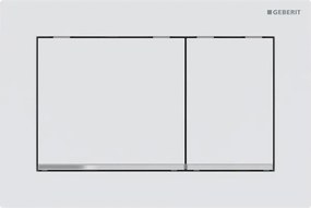 Clapeta de actionare Geberit Omega30 alb - crom