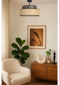 Plafonieră BOHO 1xE27/60W/230V maro/bej